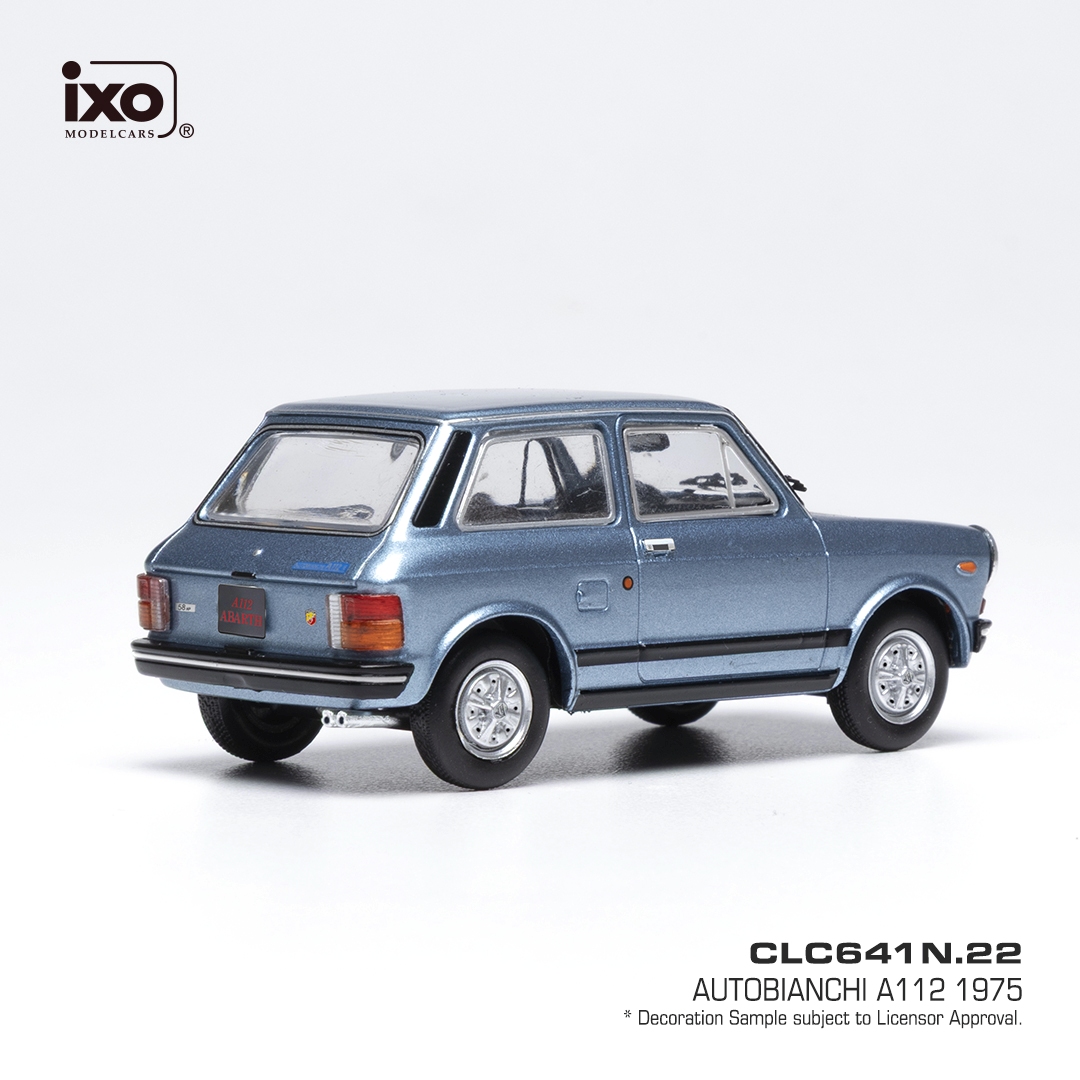 Autobianchi A112 1980 light blue 1:43 Ixo Models