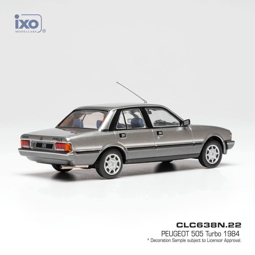 Peugeot 505 Turbo 1984 silver 1:43 Ixo Models