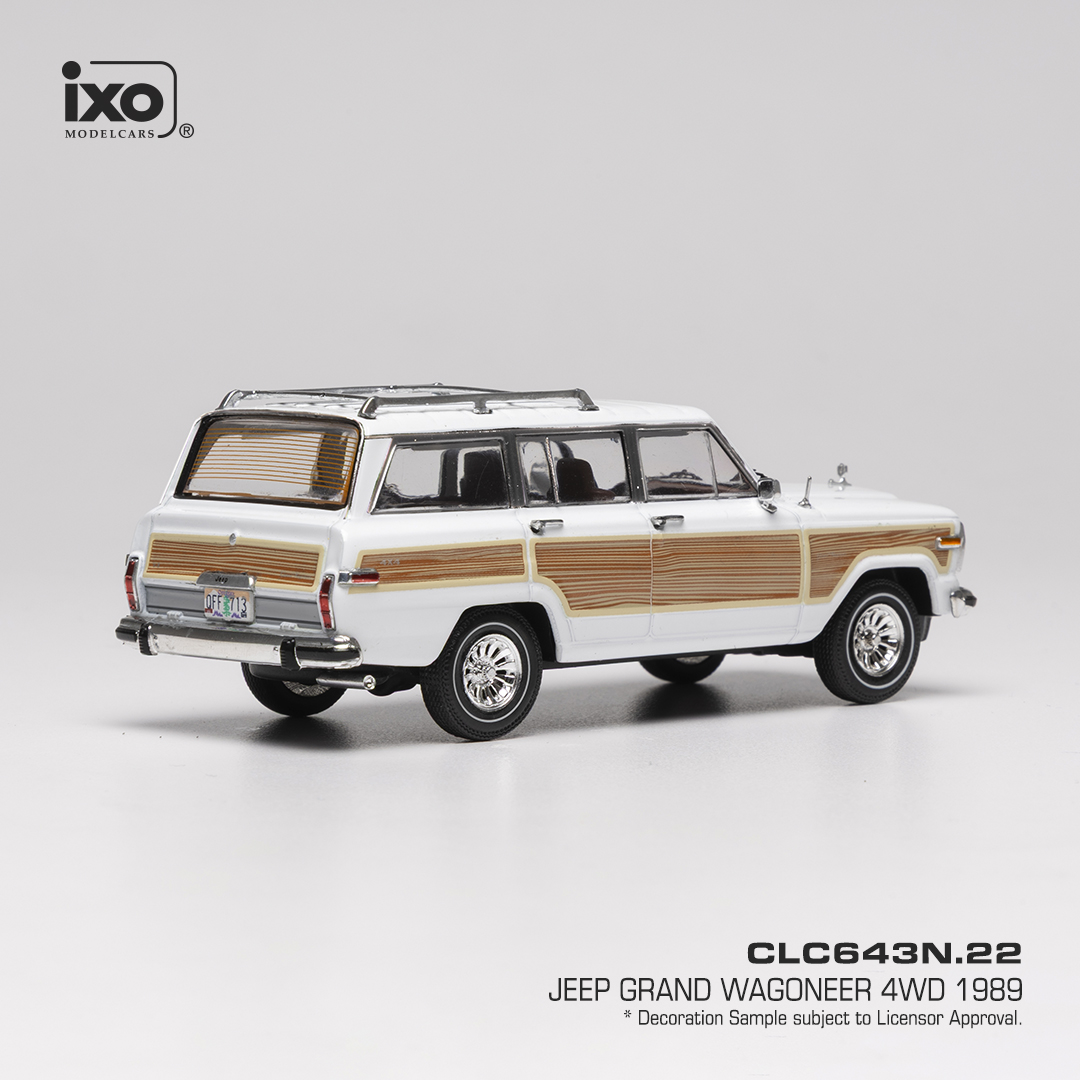 Jeep Grand Wagoneer 1989 white/wood 1:43 Ixo Models