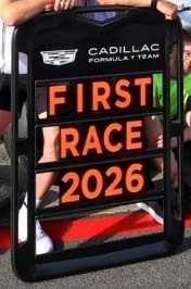 Cadillac F1 Team MAC-26 #77 V.Bottas Australian GP 2026 with Pit Board 1:43 Spark