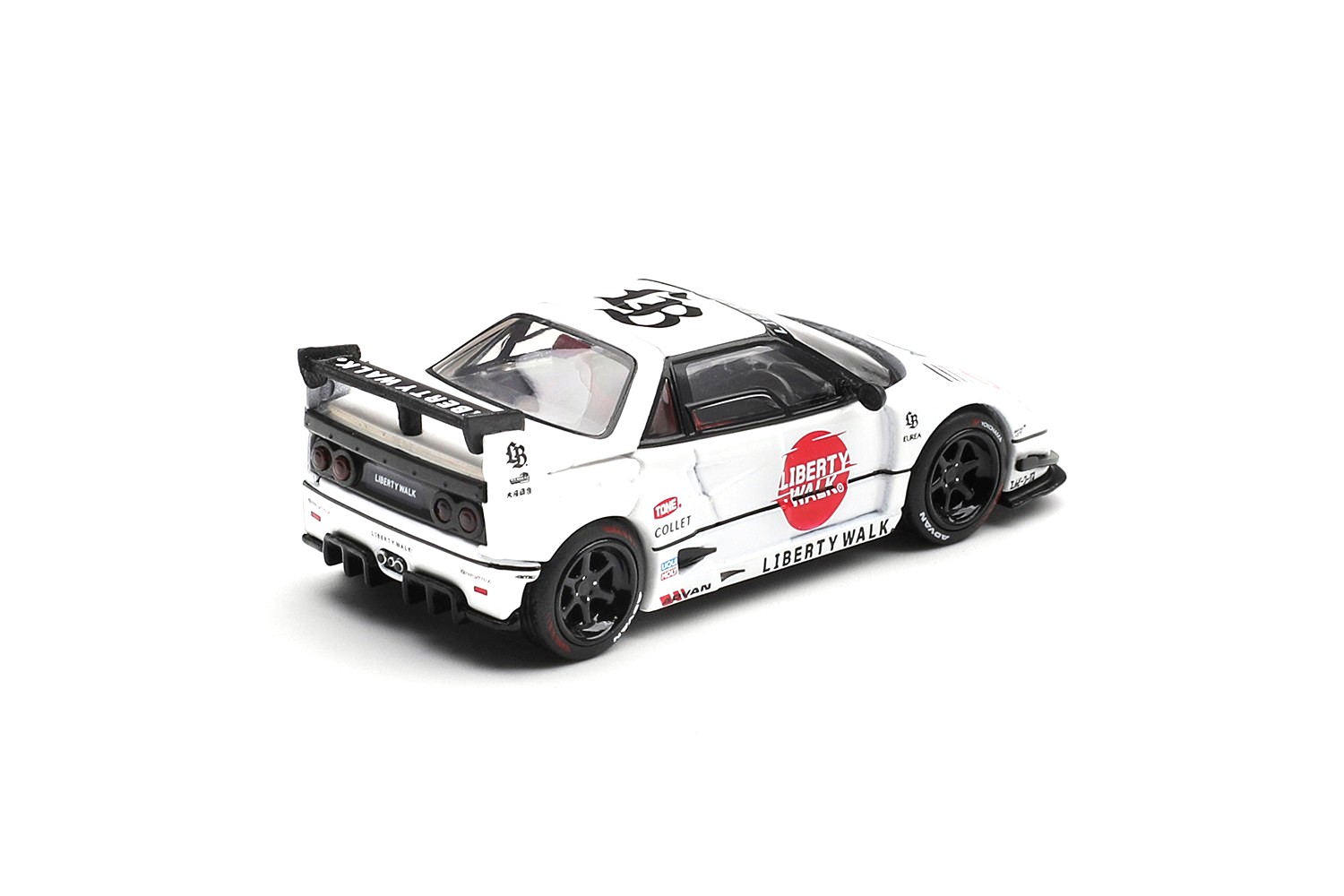 Mazda AZ-1 *Liberty Walk* LB40 LB-Hinomaru 2025 white/red 1:64 Mini GT