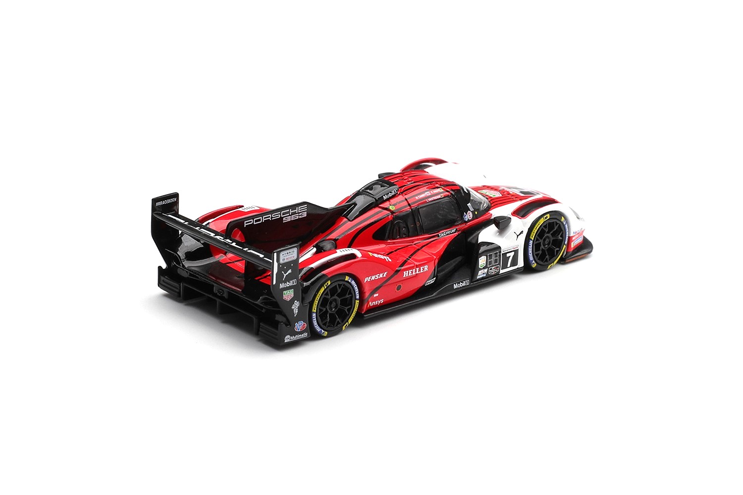 Porsche 963 Porsche Penske Motorsport #7 F.Nasr/N.Tandy/L.Vanthoor Winner 24H Daytona 2025 1:64 Mini GT