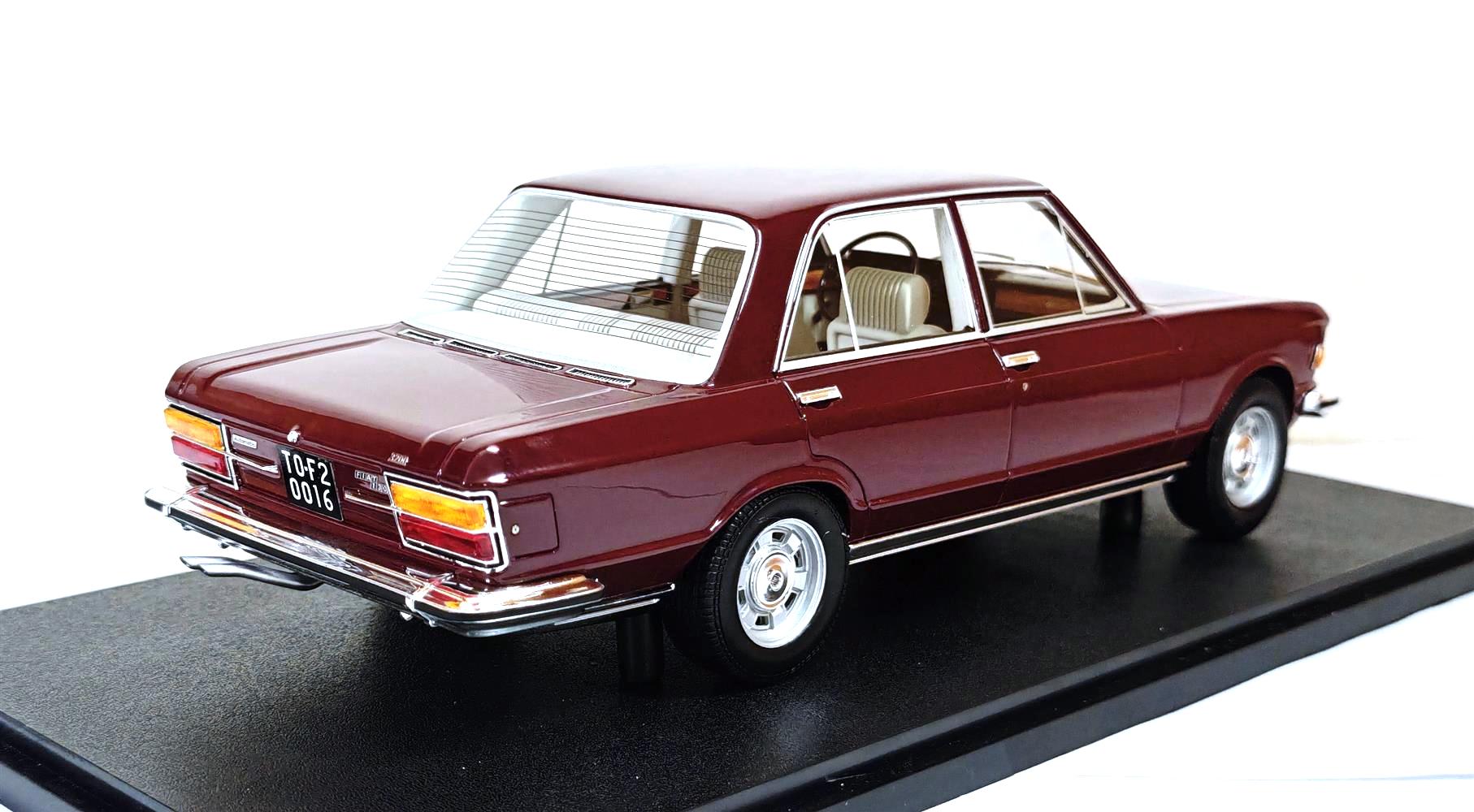 Fiat 130 Berlina 1969 red 1:18 Cult Scale Models