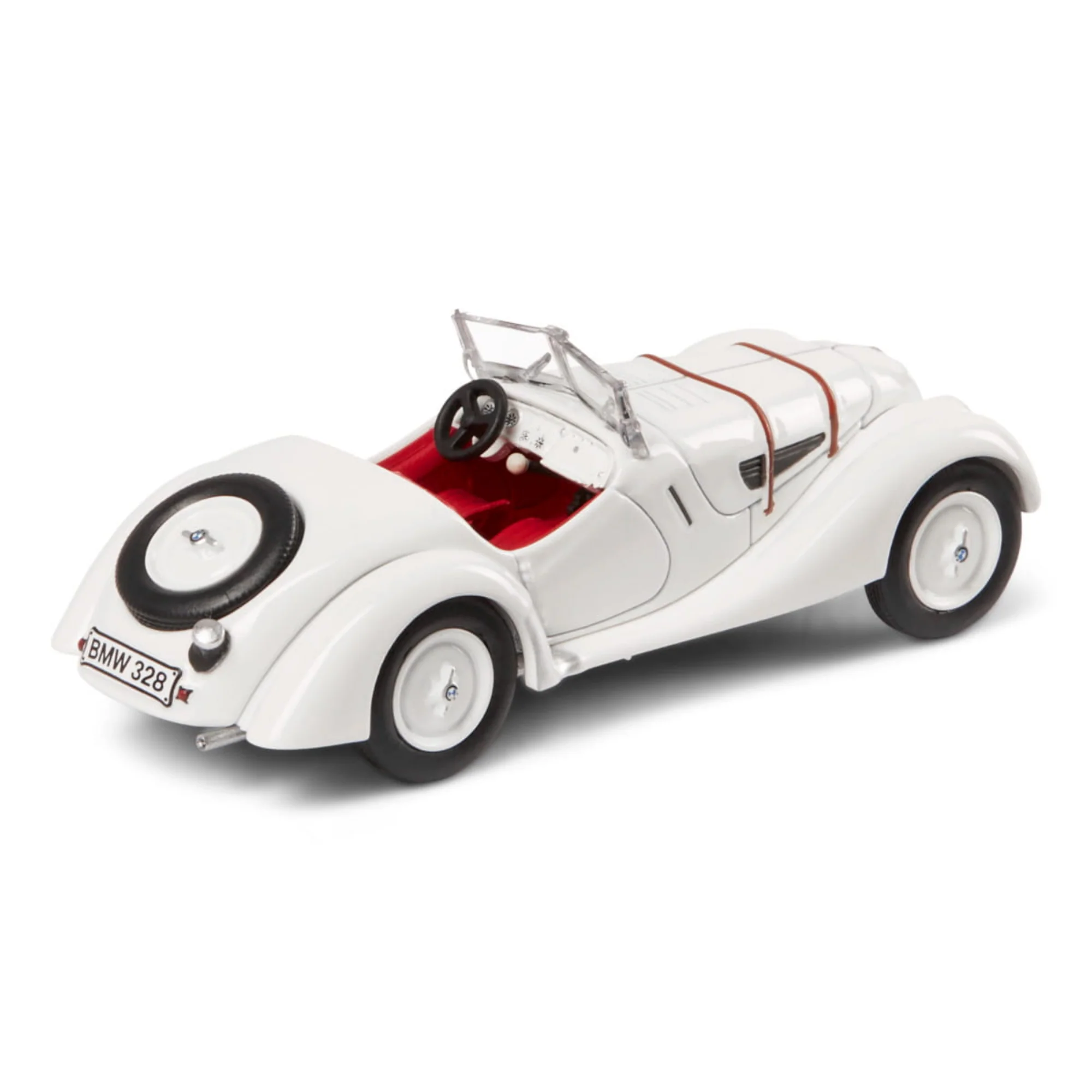 BMW 328 Cabriolet Spider 1936 white 1:64 Minichamps
