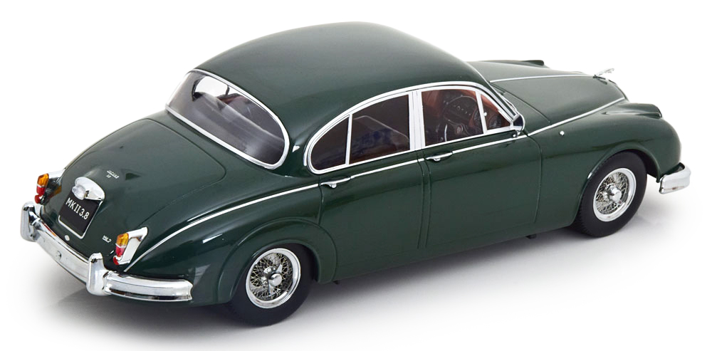 Jaguar MKII 3.8 RHD 1959 dark green 1:18 KK Scale