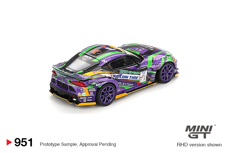 Toyota GR Supra KUHL 2021 D1GP Evangelion Racing 1:64 Mini GT