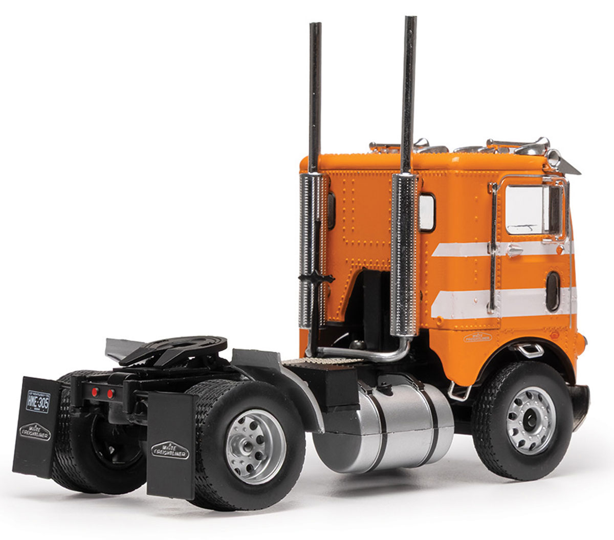 Freightliner Coe Tractor Truck 2-Assi 1976 orange/white 1:43 Ixo Models
