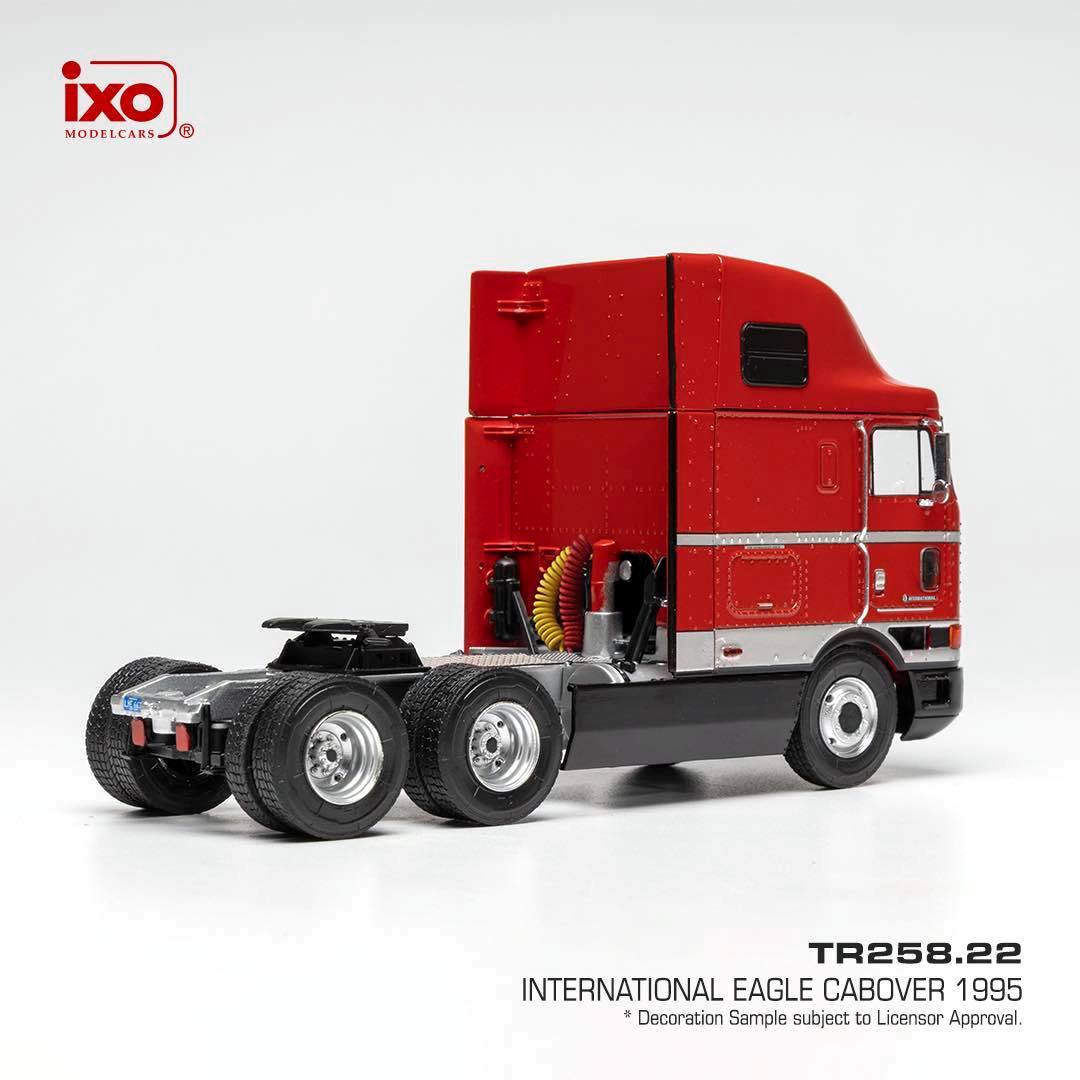 International Eagle Cabover Tractor Truck 3-Assi 1995 red 1:43 Ixo Models