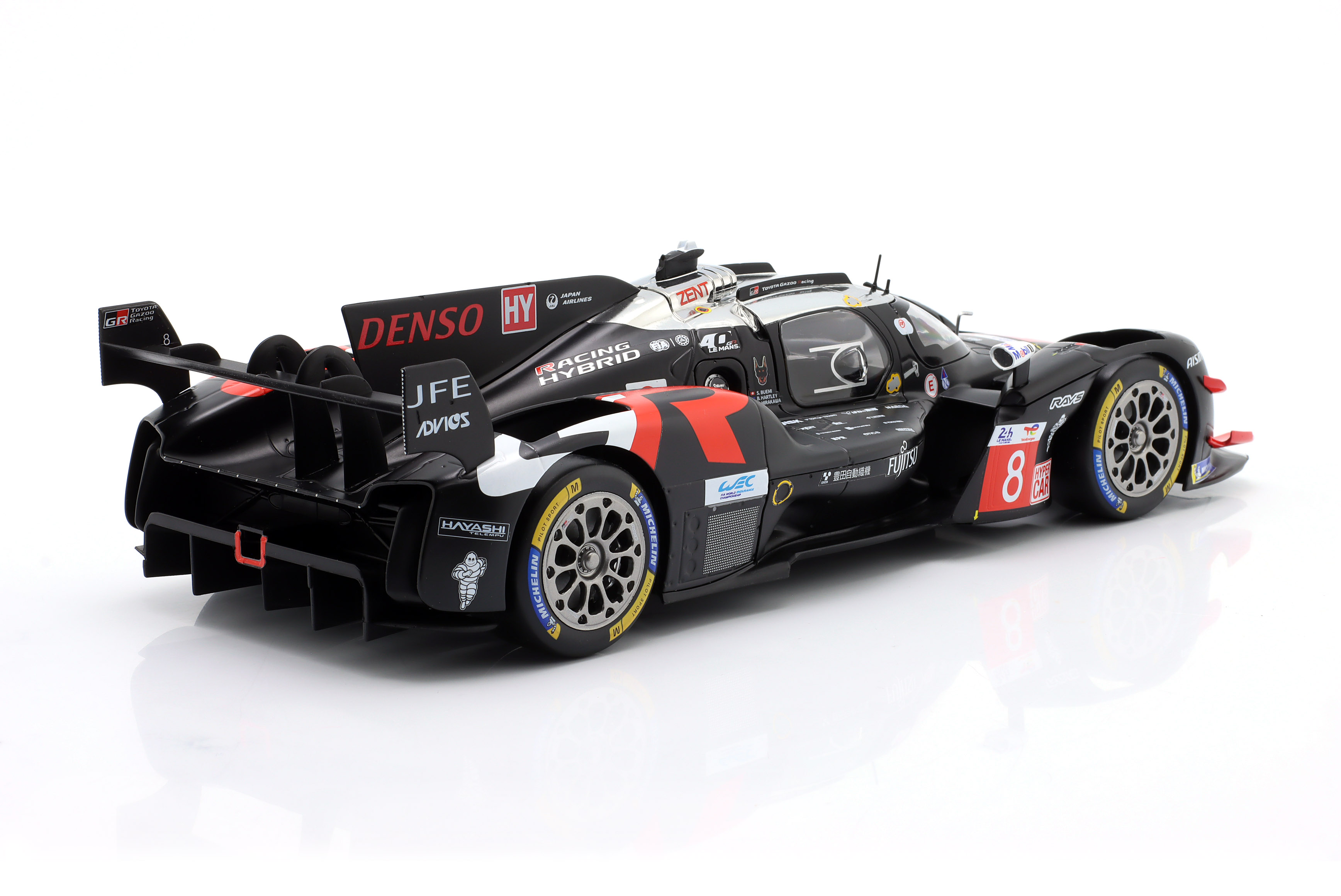 Toyota GR010 Hybrid Toyota Gazoo Racing #8 Buemi/Hartley/Hirakawa 24H Le Mans 2025 1:18 Ixo Models