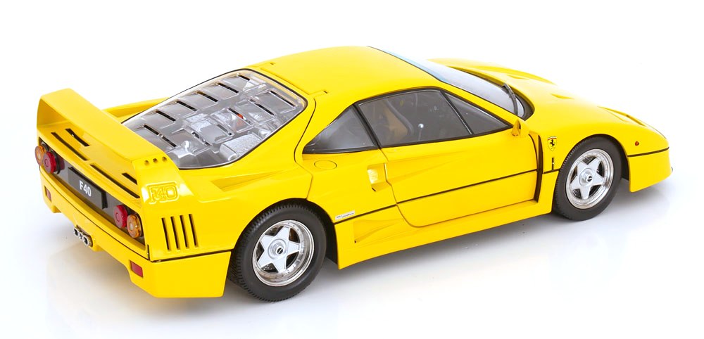 Ferrari F40 1987 yellow 1:12 KK Scale
