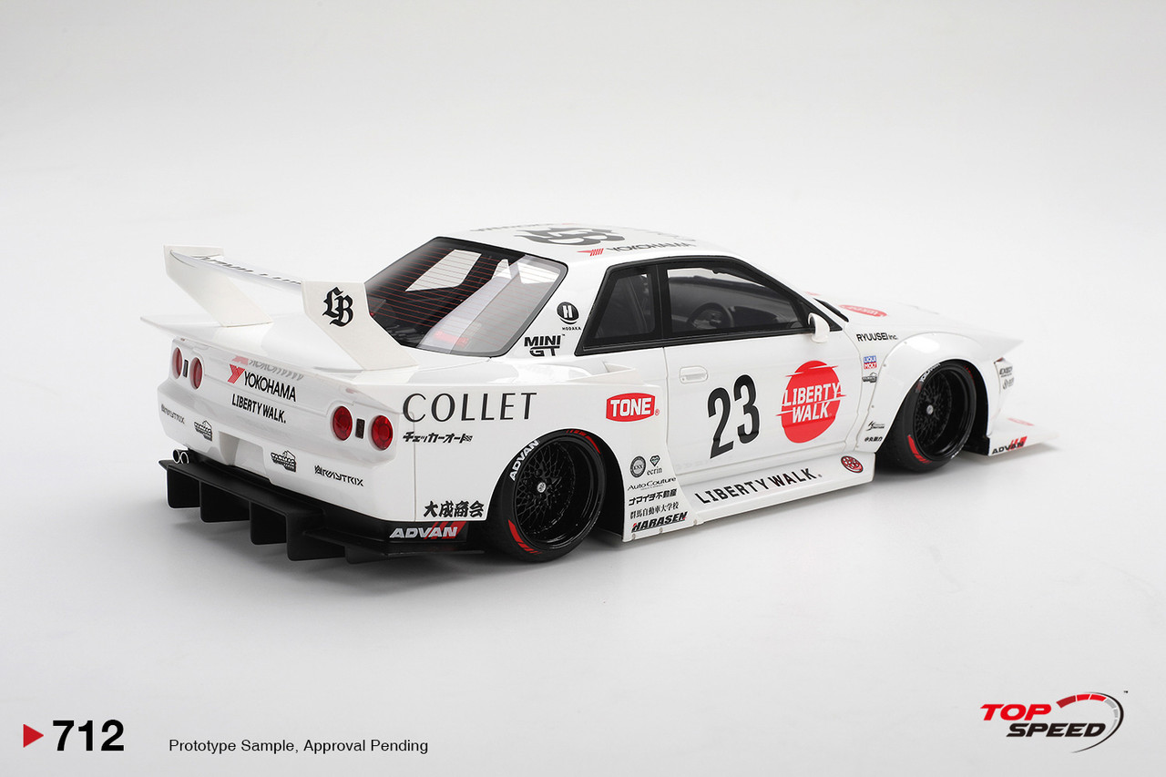 Nissan Skyline GTR R32 Kaido Works LB-Hinomaru 2025 1:18 TopSpeed Models
