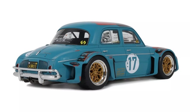 Renault Dauphine La Brute SEMA 2024 Best of Show green with patina 1:18 OttOmobile