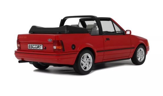 Ford Escort MK4 XR3I Cabriolet 1986 flamenco red 1:18 OttOmobile 