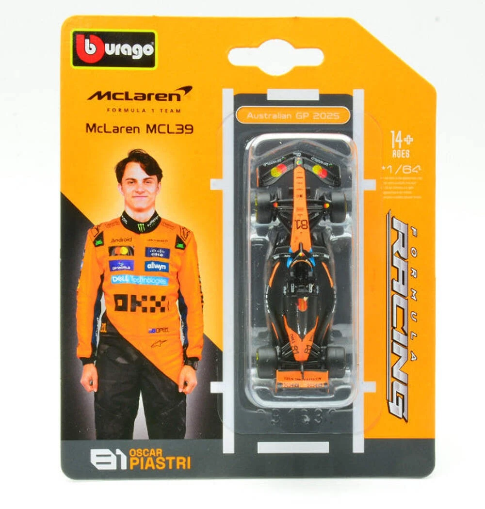 McLaren MCL 39 #81 O.Piastri 2025 1:64 Bburago