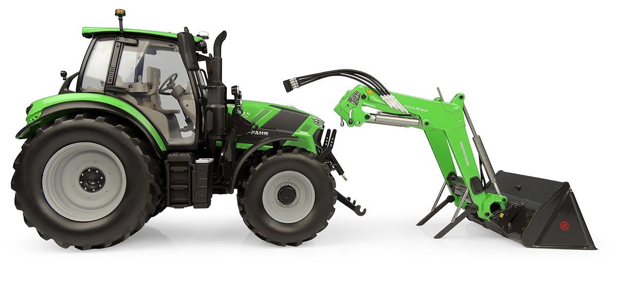Deutz-Fahr 6150.4 TTV Tractor with FZ 47-23 Front Loader 2018 green/black 1:32 Universal Hobbies