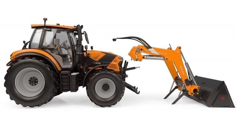 Deutz-Fahr 6150.4 TTV Tractor with FZ 47-23 Front Loader 2018 orange/black 1:32 Universal Hobbies
