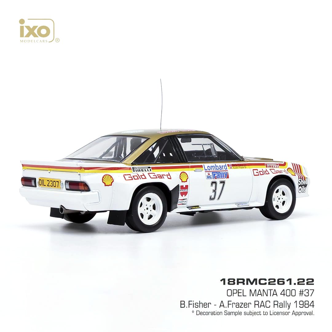 Opel Manta 400 #37 Fisher/Frazer Rallye Manx 1984 1:18 Ixo Models
