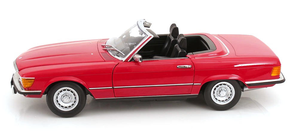 Mercedes-Benz 450SL R107 Europe 1985 red 1:12 KK Scale