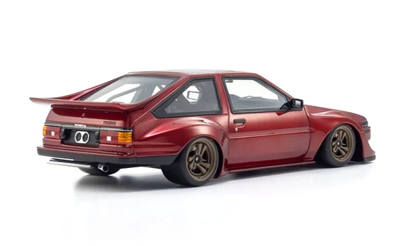 Toyota Sprinter Trueno AE86 Khyzyl Saleem 1983 red 1:18 Kyosho