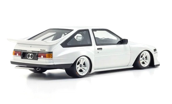 Toyota Sprinter Trueno AE86 Khyzyl Saleem 1983 white 1:18 Kyosho