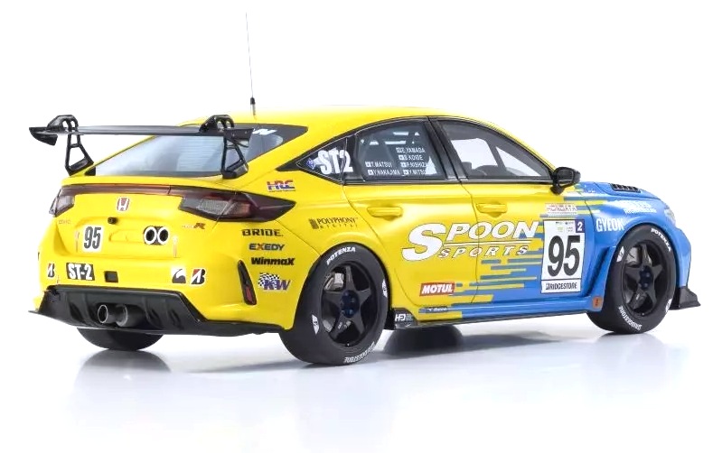 Honda Civic Type-R FL5 #95 Spoon Sport 2023 1:18 Kyosho