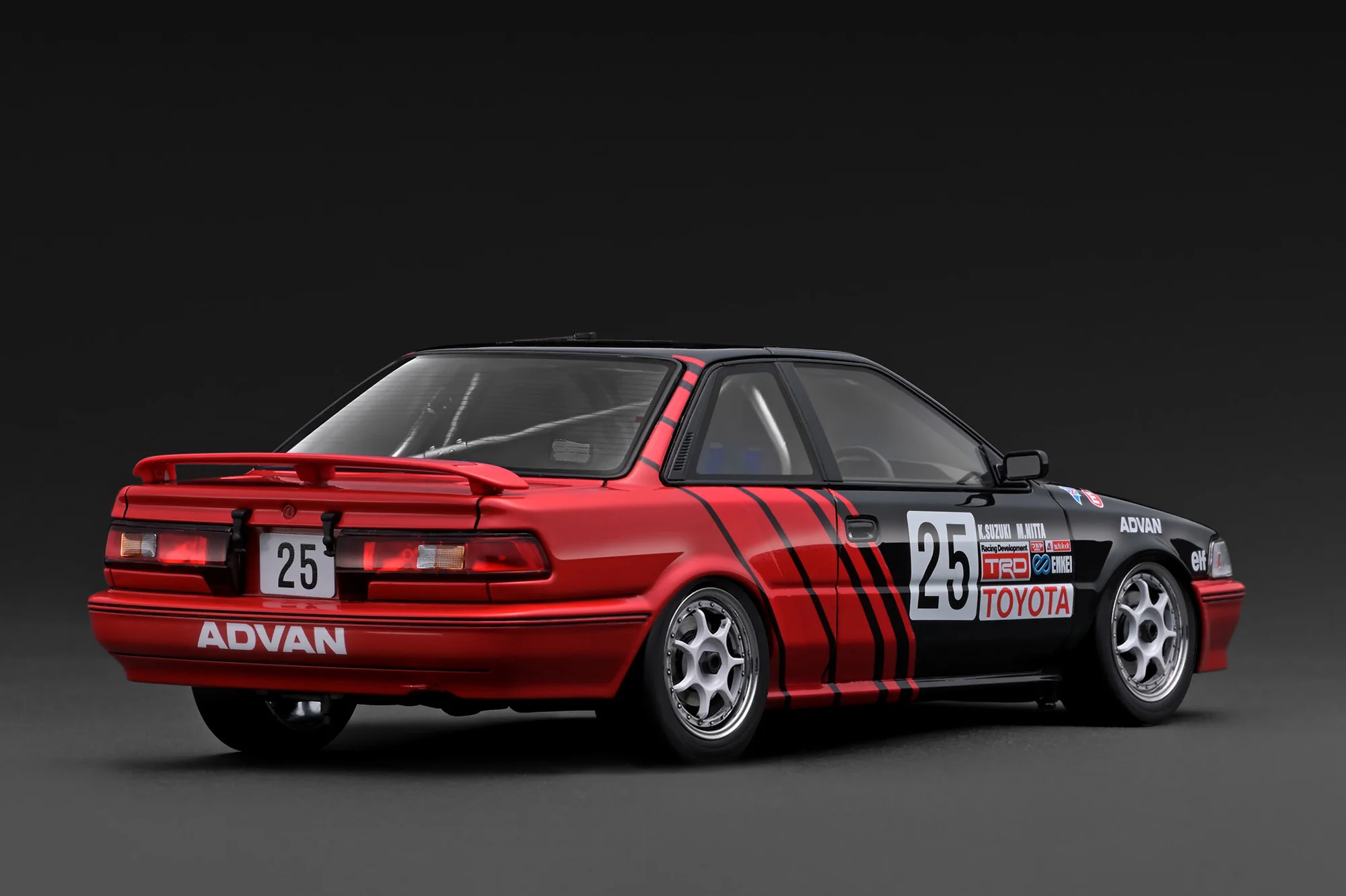 Toyota Corolla Advan Levin #25 JTC 1991 1:18 Ignition Model