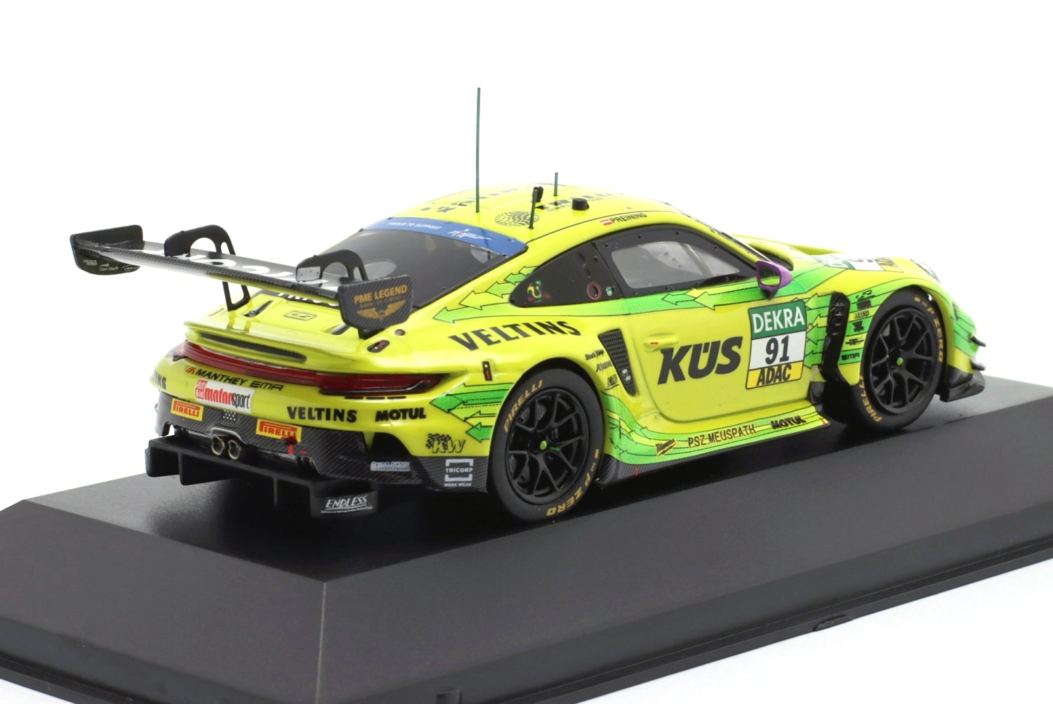 Porsche 911 GT3 R Manthey Grello #91 T.Preining DTM 2025 1:43 Ixo Models
