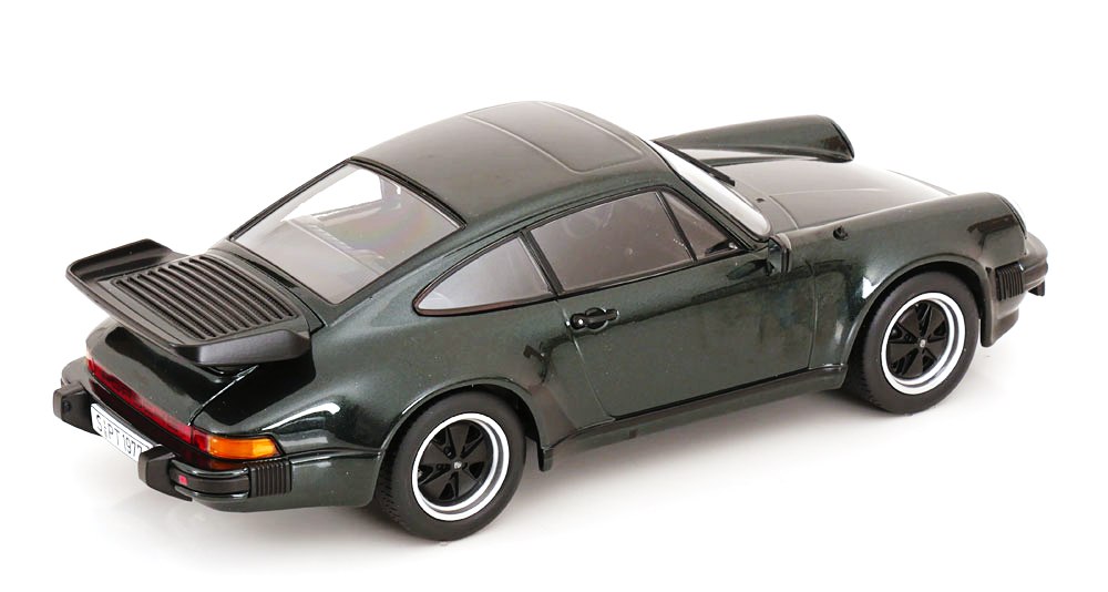 Porsche 911 930 Turbo 3.3 1977 dark green metallic 1:18 KK Scale