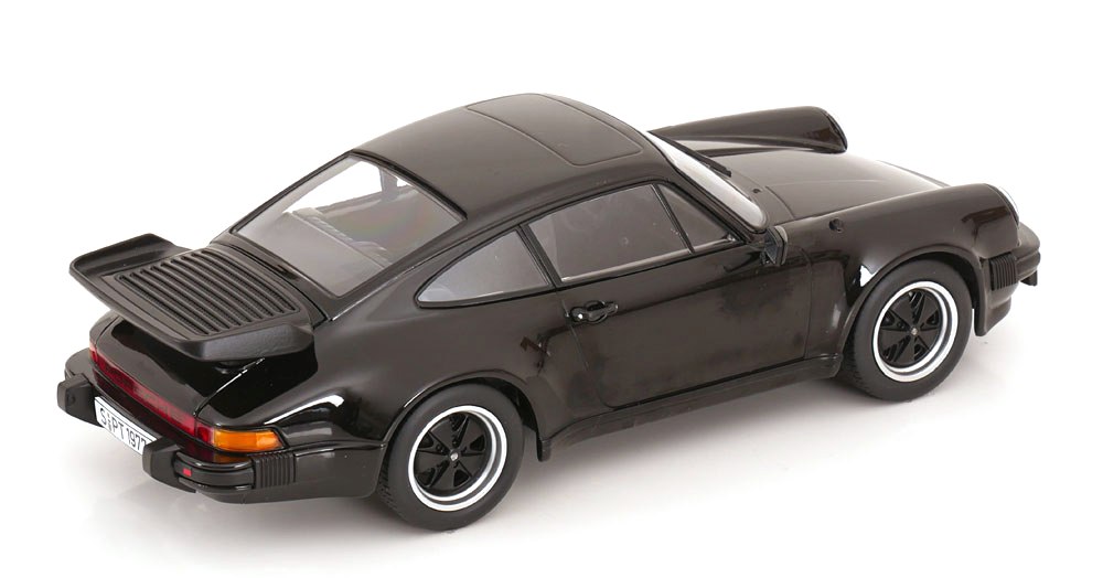 Porsche 911 930 Turbo 3.3 1977 black 1:18 KK Scale