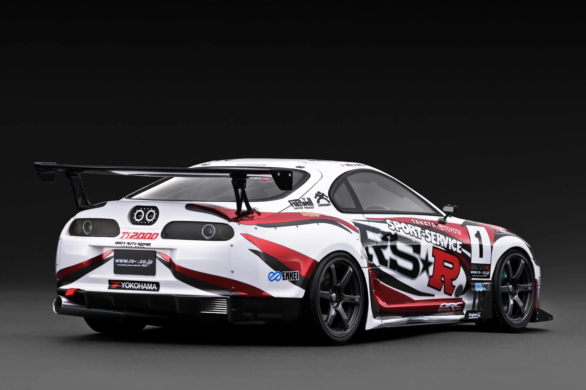 Toyota Supra RZ JZA80 #1 Manabu Orido 1:18 Ignition Model