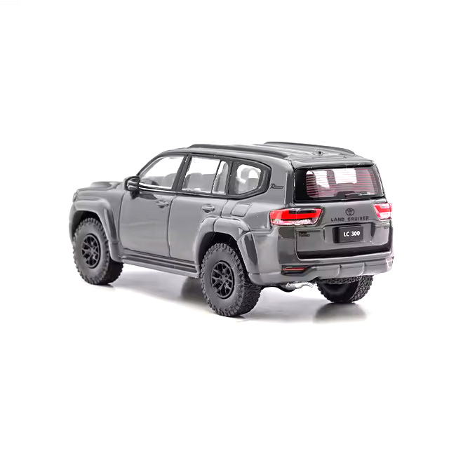 Toyota Land Cruiser LC300 black diamond gray 1:64 Massdi