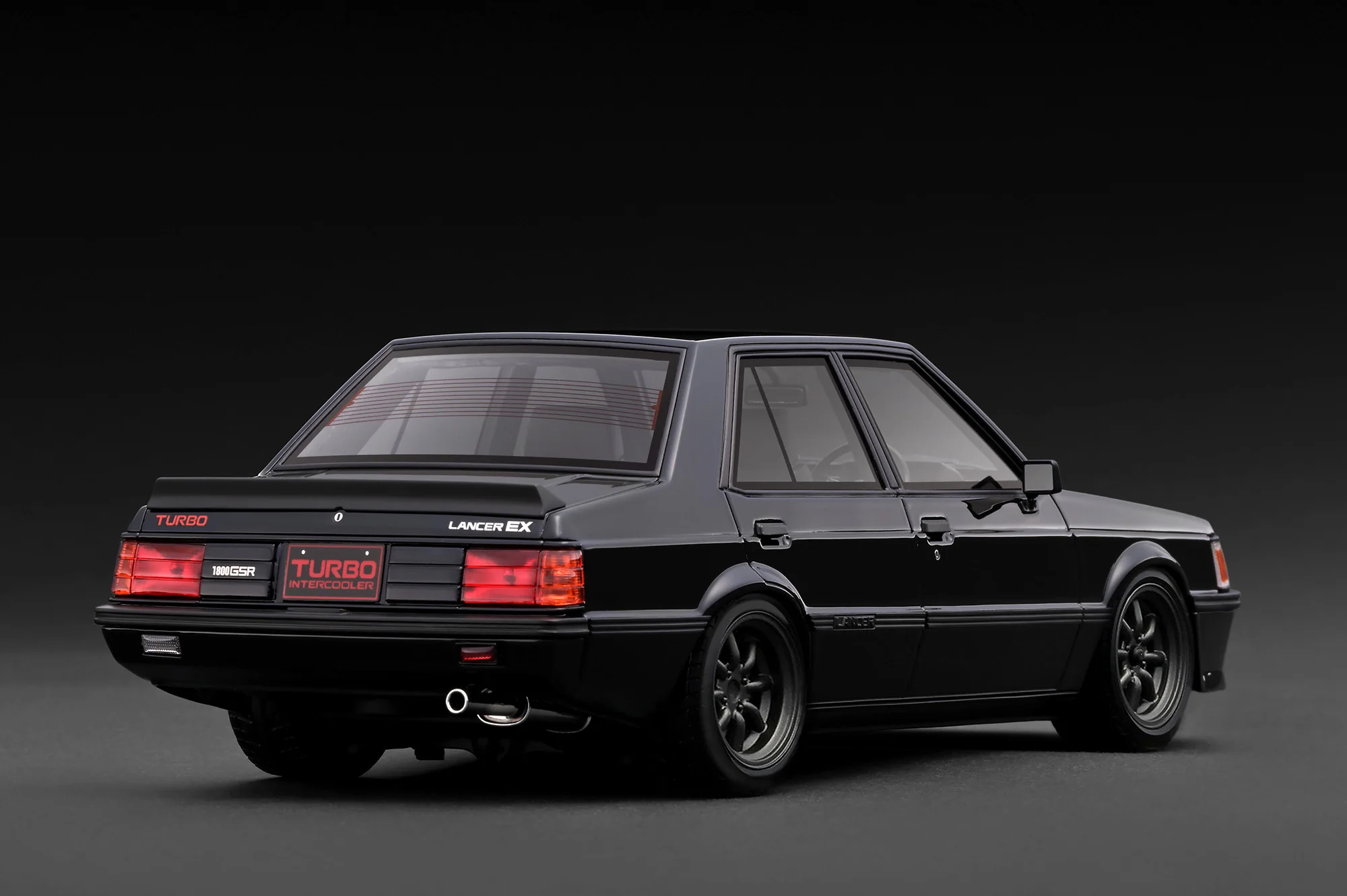 Mitsubishi Lancer EX GSR Turbo black 1:18 Ignition Model