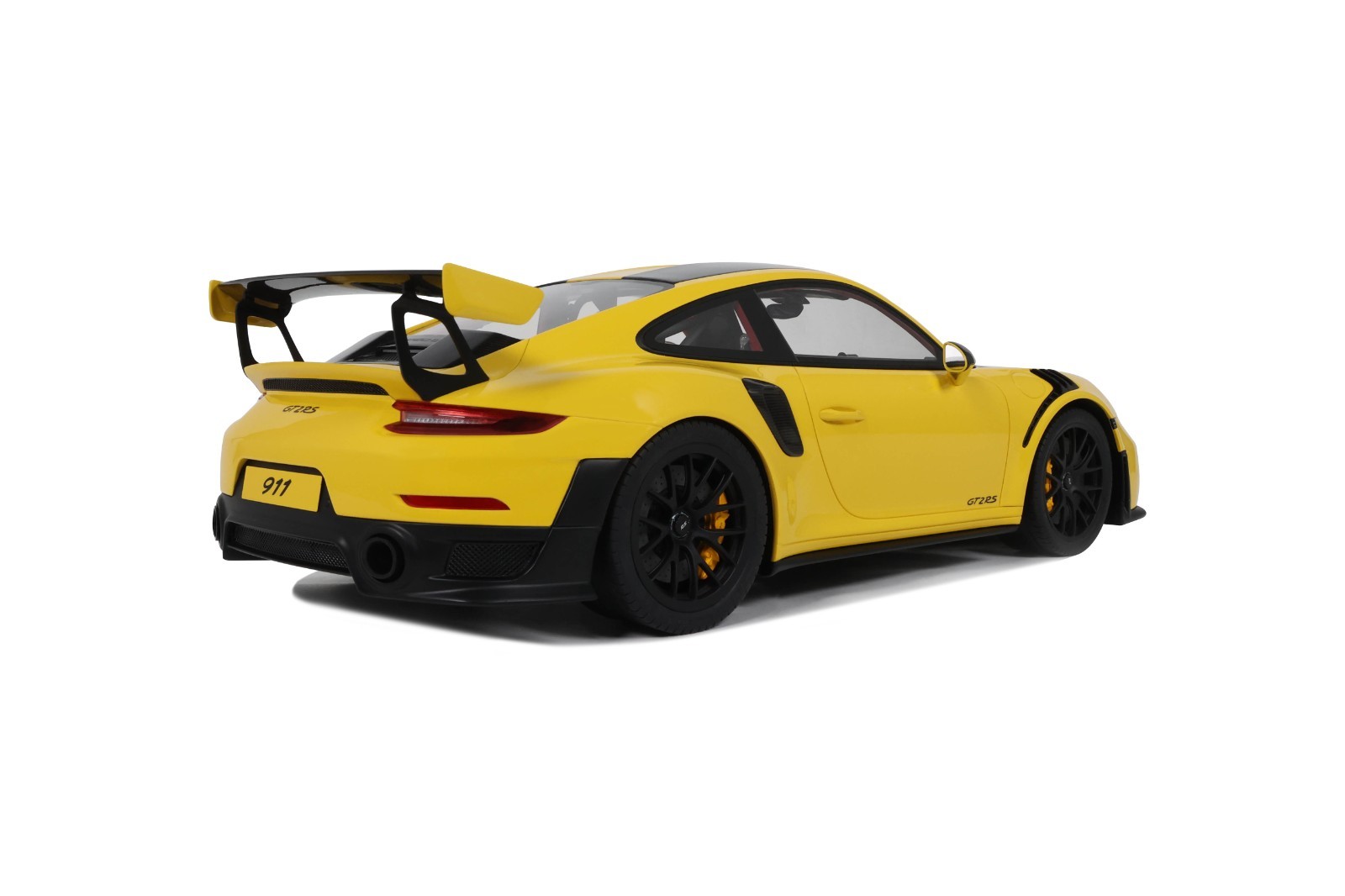 Porsche 911 (991.2) GT2 RS 2018 yellow 1:12 GT Spirit