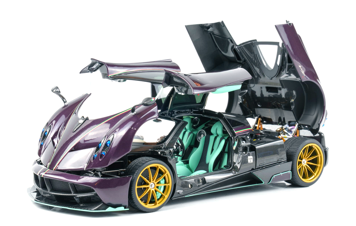 Pagani Huayra Dinastia Yazi 2026 purple i 1:18 Almost Real