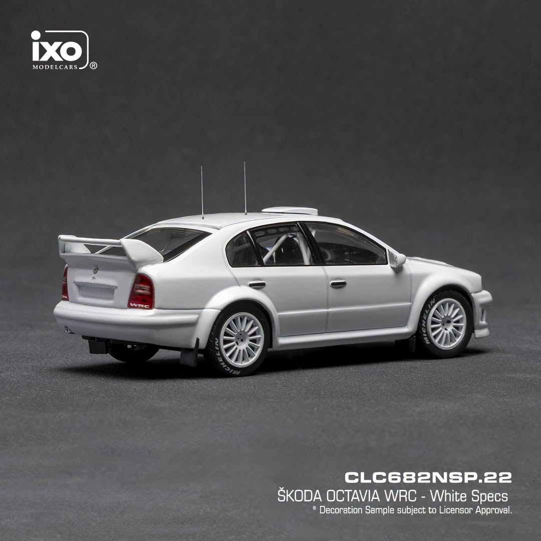 Škoda Octavia WRC 2001 white 1:43 Ixo Models