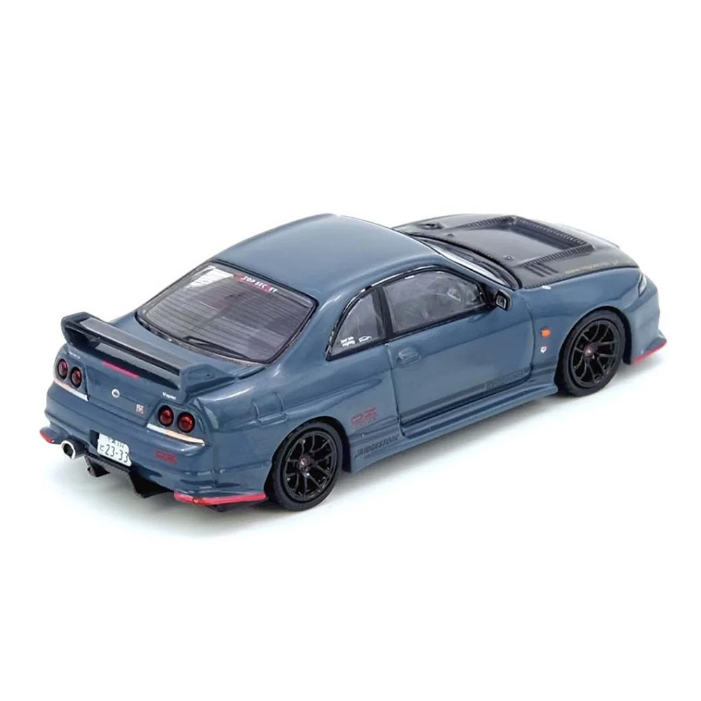 Nissan Skyline GT-R BCNR33 Top Secret Tokyo Auto Salon Hong 2025 blue 1:64 Inno Models