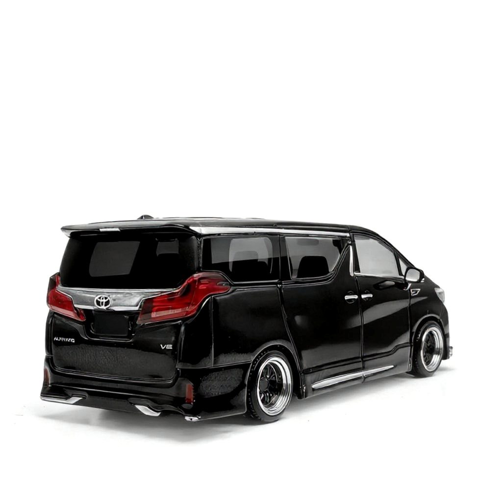 Toyota Alphard Customized Version black 1:64 ModelModel