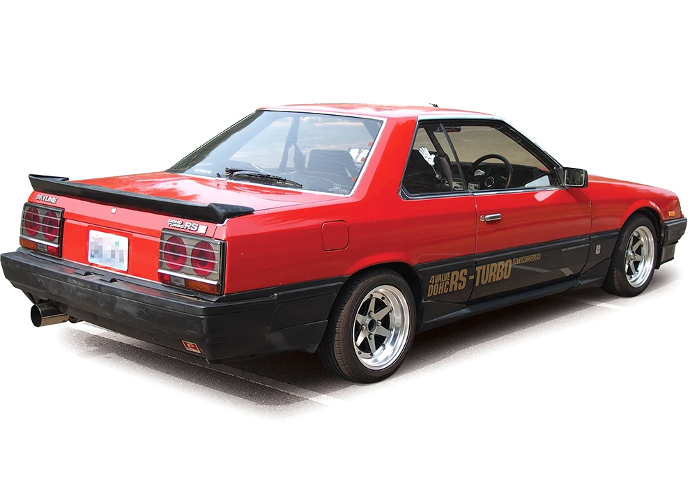 Nissan Skyline 2000 Turbo RS (R30) 1983 "Iron Mask" red/black 1:64 Ixo America