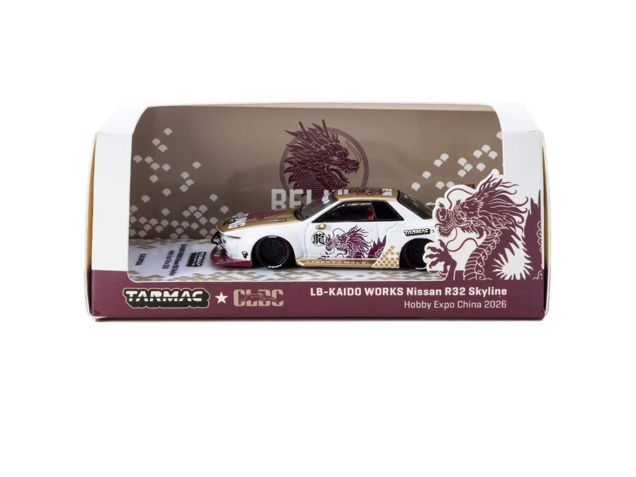 Nissan R32 Skyline LB-KAIDO WORKS CLDC Special *Hobby Expo China 2026* 1:64 Tarmac