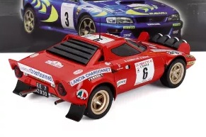 Lancia Stratos HF Chardonnet #6 Darniche/Mahe Winner Rally Tour de Corse 1975 1:18 Altaya