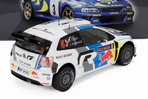 Volkswagen Polo R WRC Volkswagen Motorsport #8 Ogier/Ingrassia Winner Rally Sweden 2013 1:18 Altaya