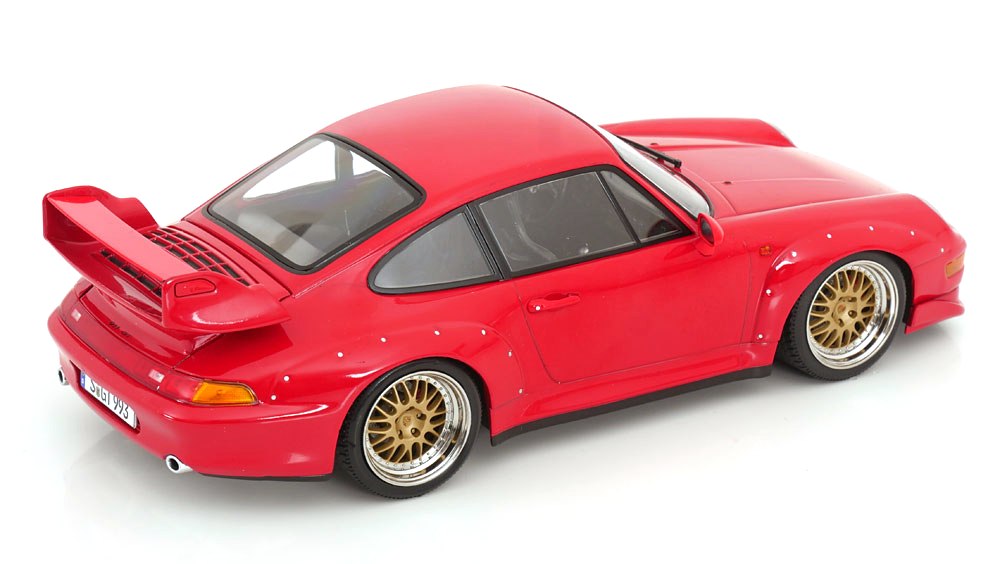 Porsche 911 993 GT2 1996 BBS Rims red 1:18 KK Scale