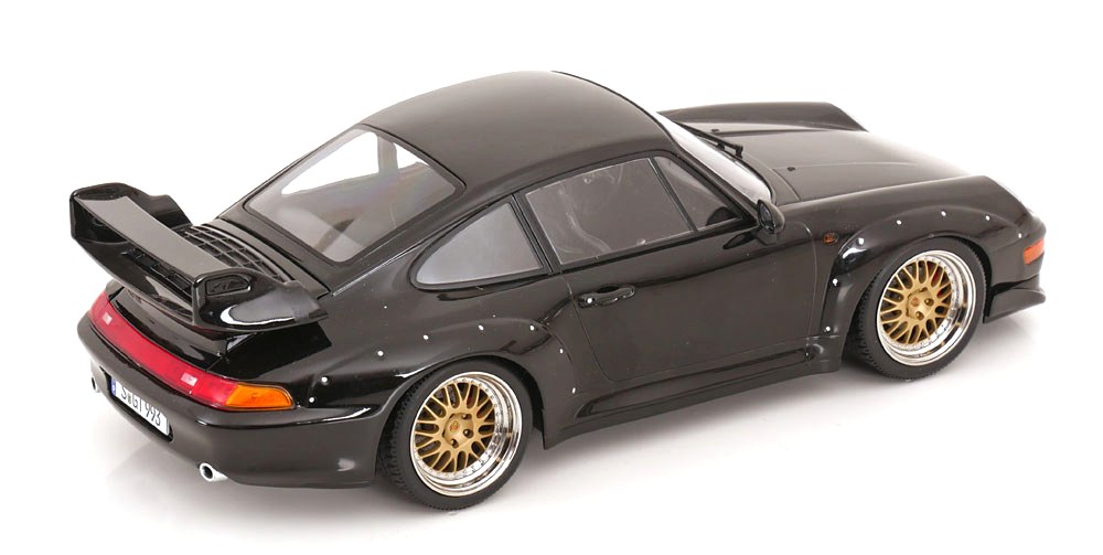 Porsche 911 993 GT2 1996 BBS Rims black 1:18 KK Scale