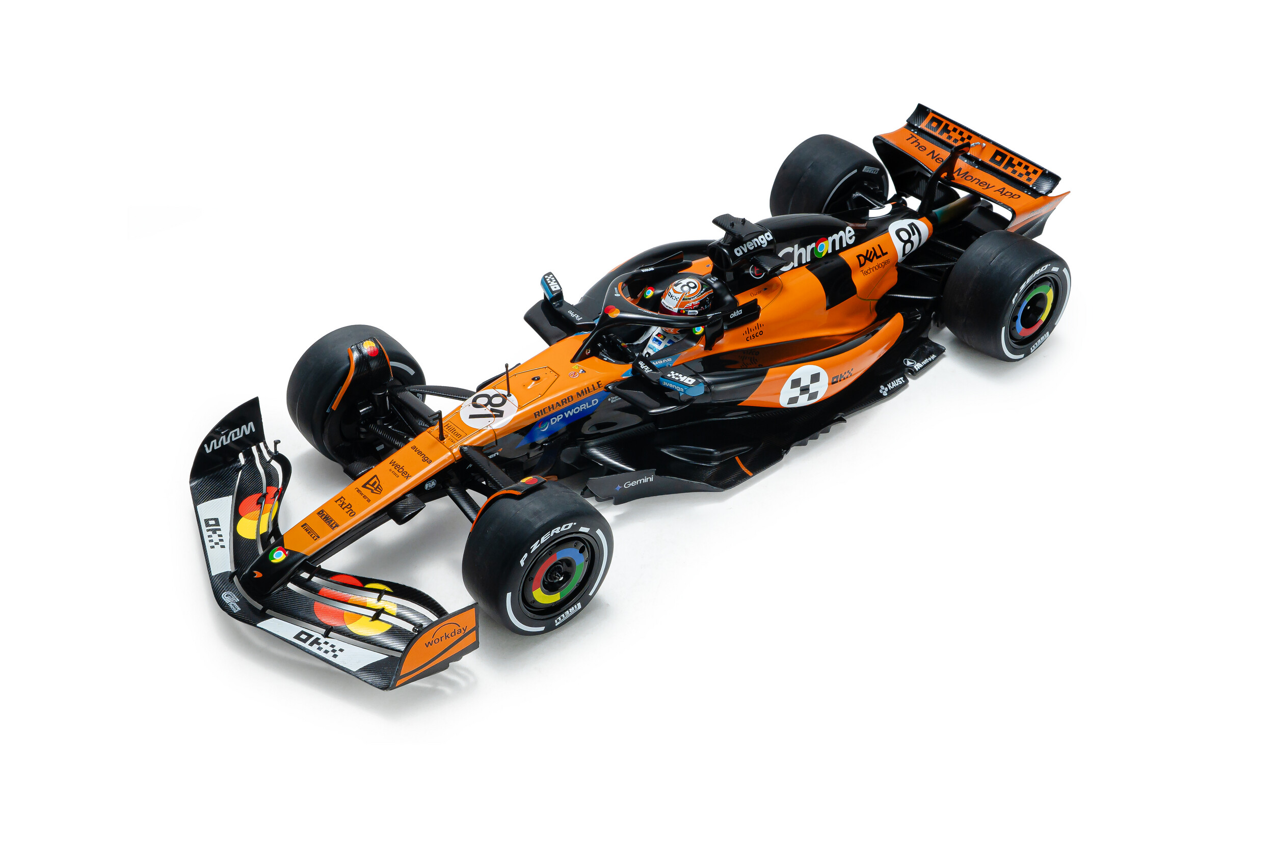 McLaren MCL39 #81 O.Piastri Monaco GP 2025 1:18 Solido