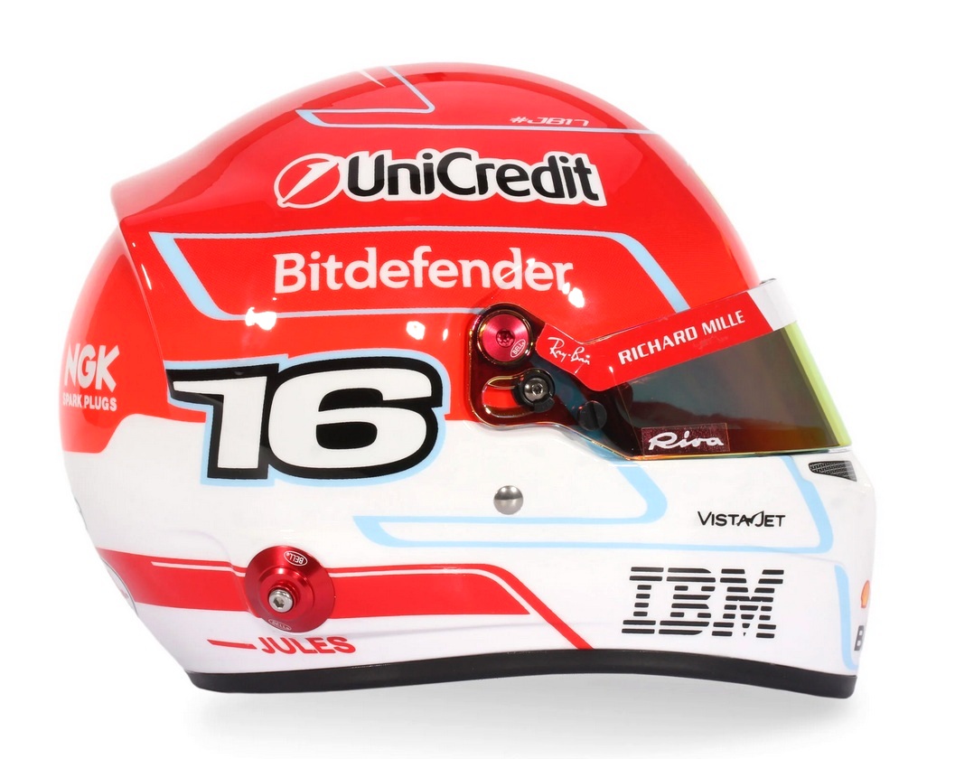 Helmet - Charles Leclerc Scuderia Ferrari 2026 1:2 Mini Helmet