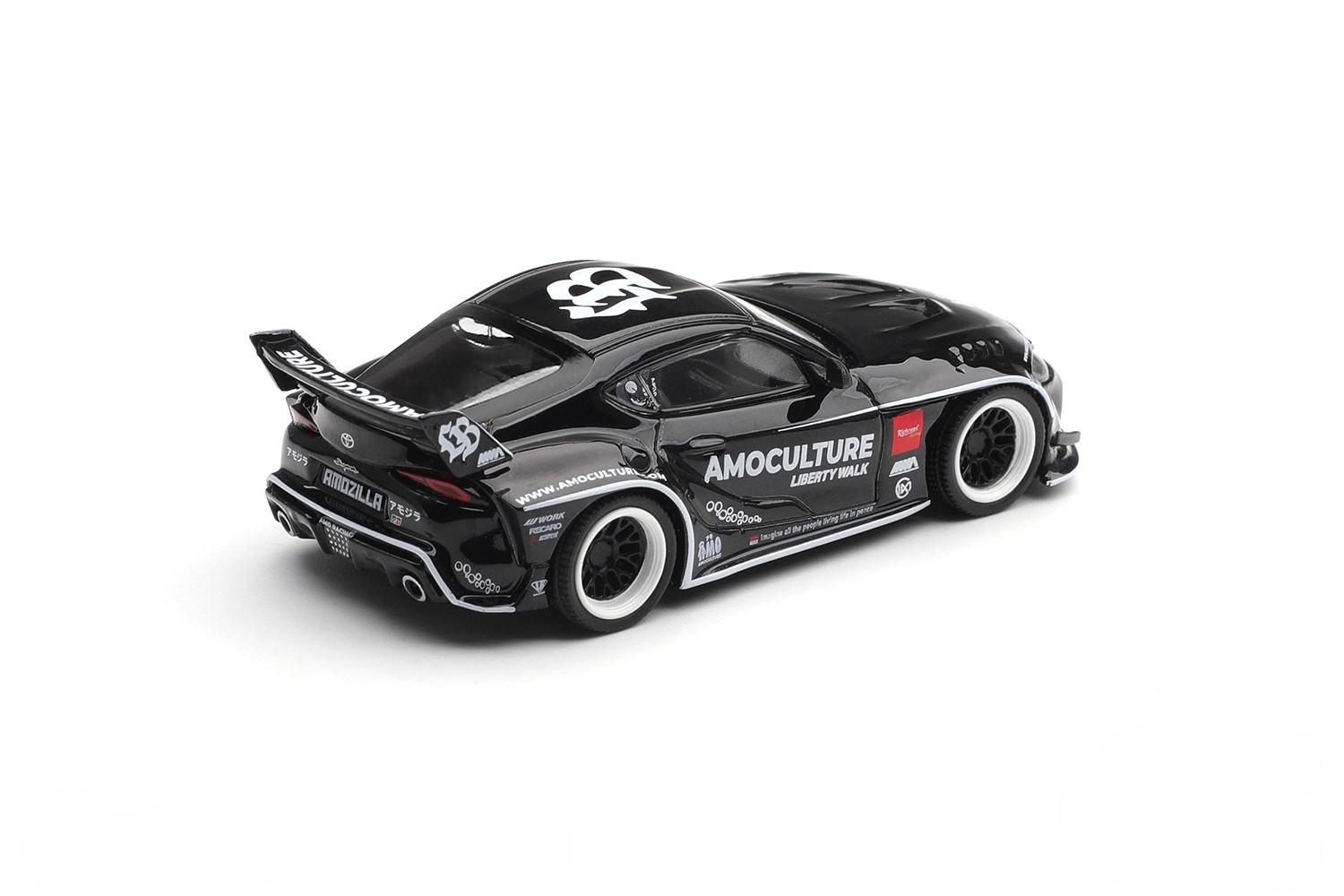 Toyota GR Supra LB★WORKS Amoculture 2026 black 1:64 Mini GT