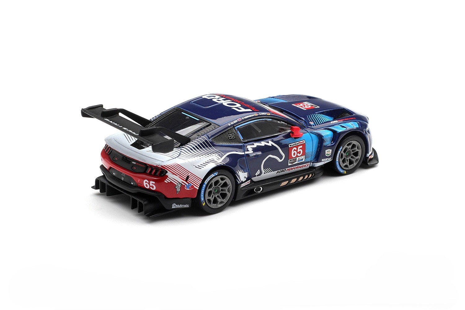 Ford Mustang GT3 Ford Multimatic Motorsports #65 Ch.Mies/D.Olsen/F.Vervisch Winner 24HRS Daytona 2025 1:64 Mini GT