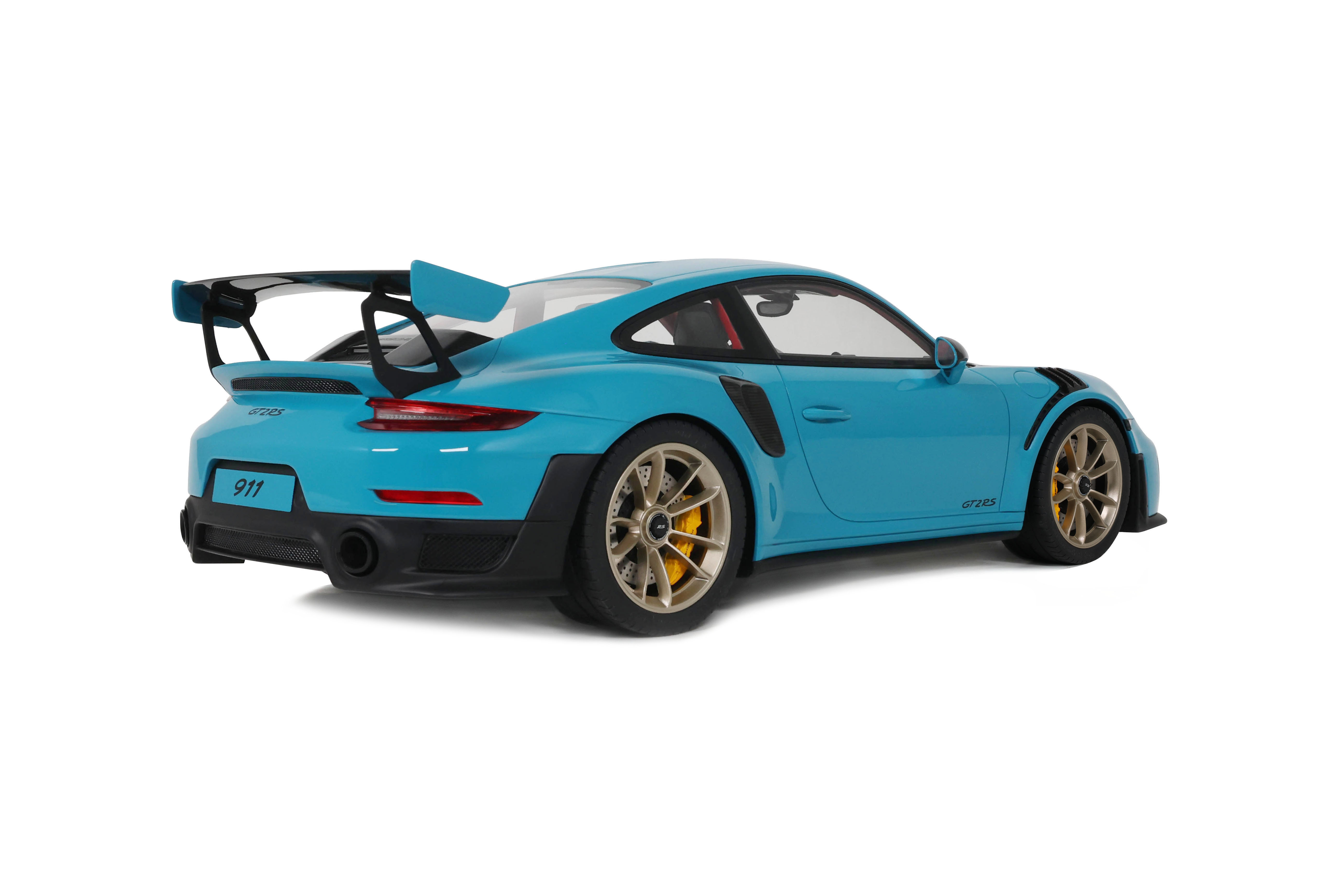 Porsche 911 GT2 RS 2018 miami blue 1:12 GT Spirit