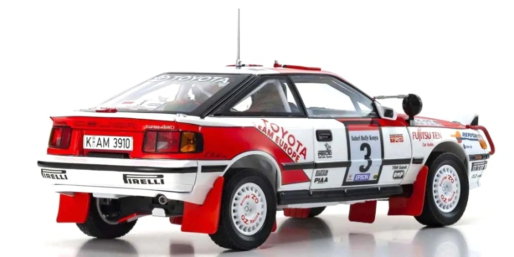 Toyota Celica GT-4 ST165 #3 Waldegard/Gallagher Winner Rally Safari Rally 1990 night version 1:18 Kyosho