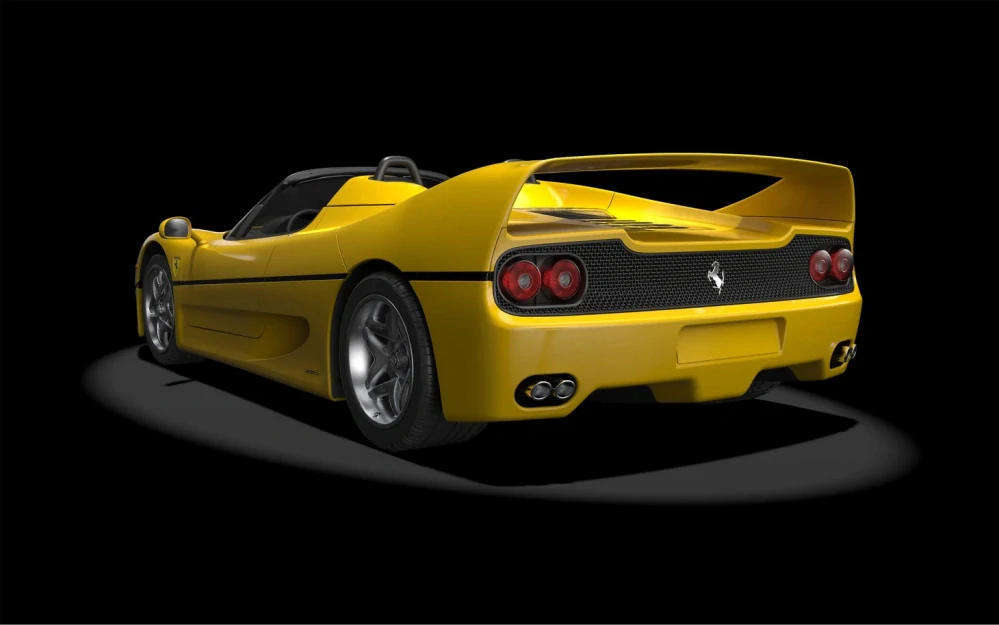 Ferrari F50 Giallo Modena Model Kit 1:8 Pocher